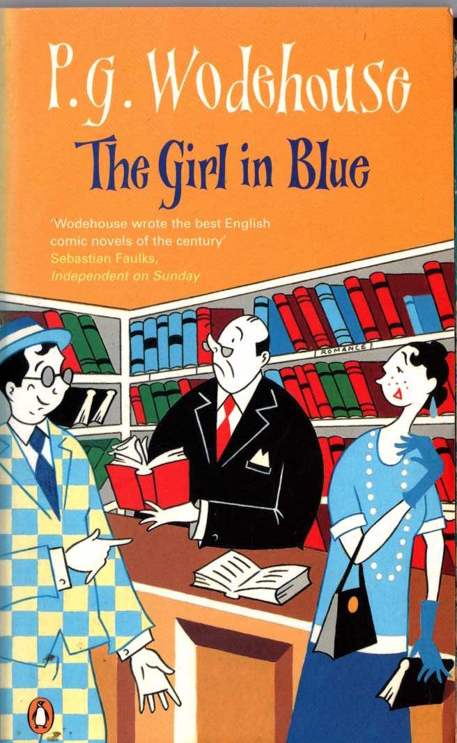 P.G. Wodehouse  THE GIRL IN BLUE front book cover image