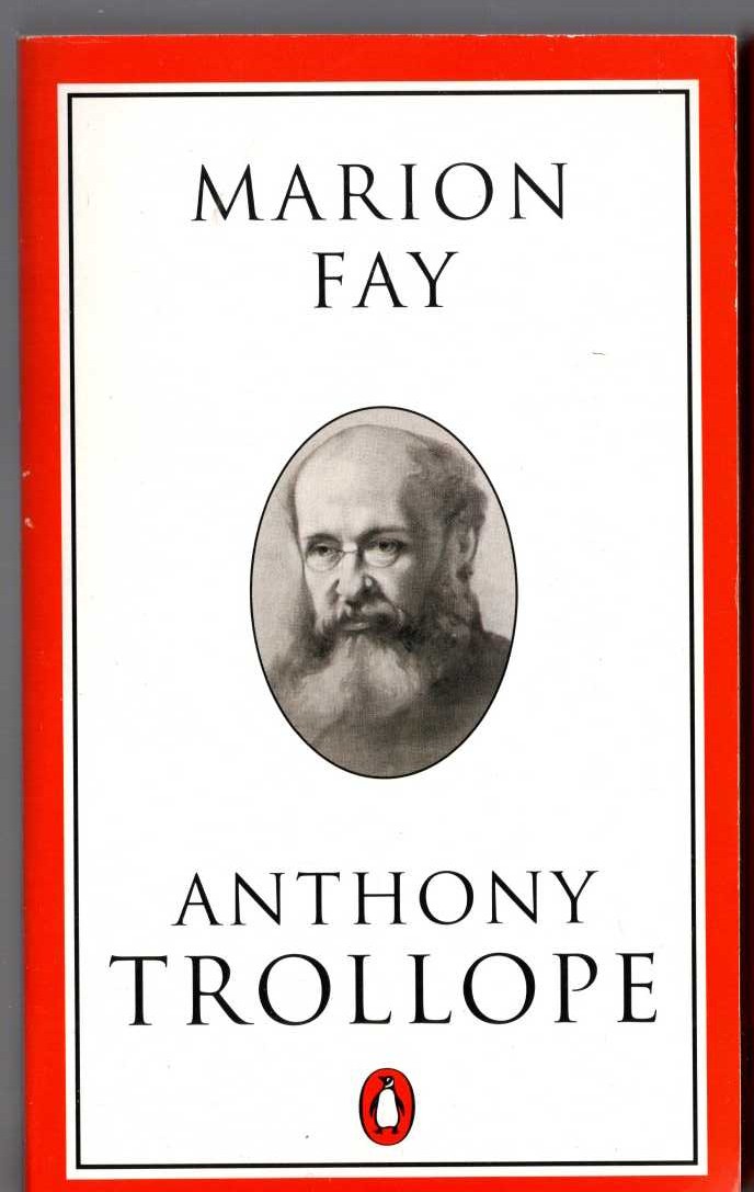 Anthony Trollope  MARION FAY front book cover image