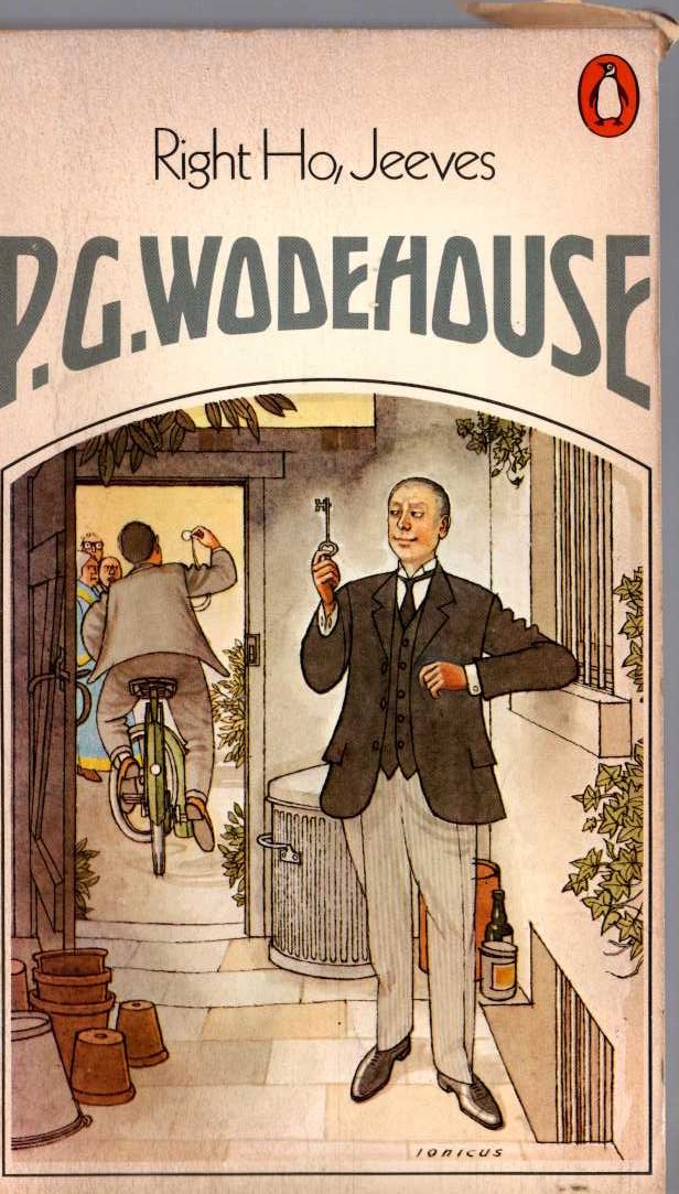 P.G. Wodehouse  RIGHT HO, JEEVES front book cover image