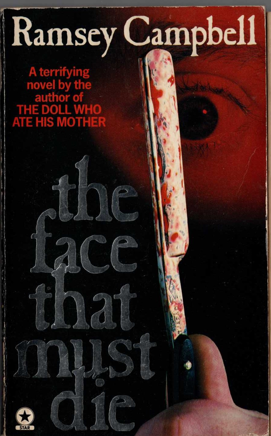 Ramsey Campbell  THE FACE THAT MUST DIE front book cover image
