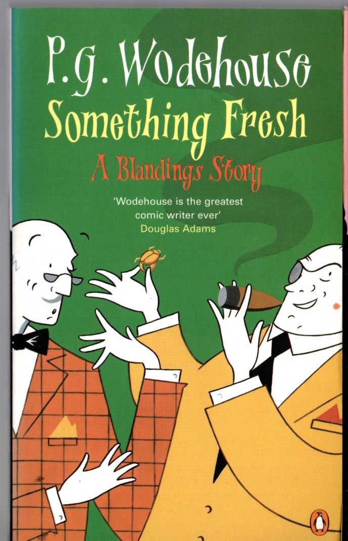 P.G. Wodehouse  SOMETHING FRESH front book cover image