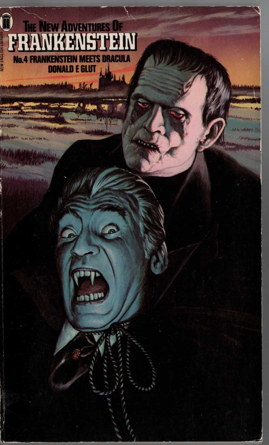 Donald E. Glut  FRANKENSTEIN 4: FRANKENSTEIN MEETS DRACULA front book cover image
