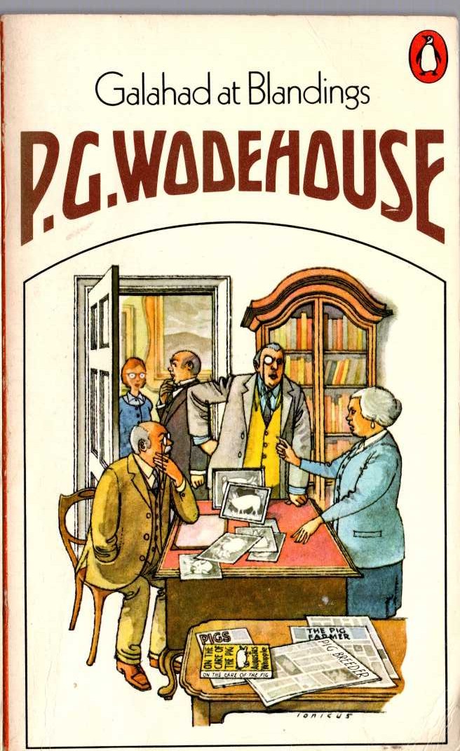 P.G. Wodehouse  GALAHAD AT BLANDINGS front book cover image