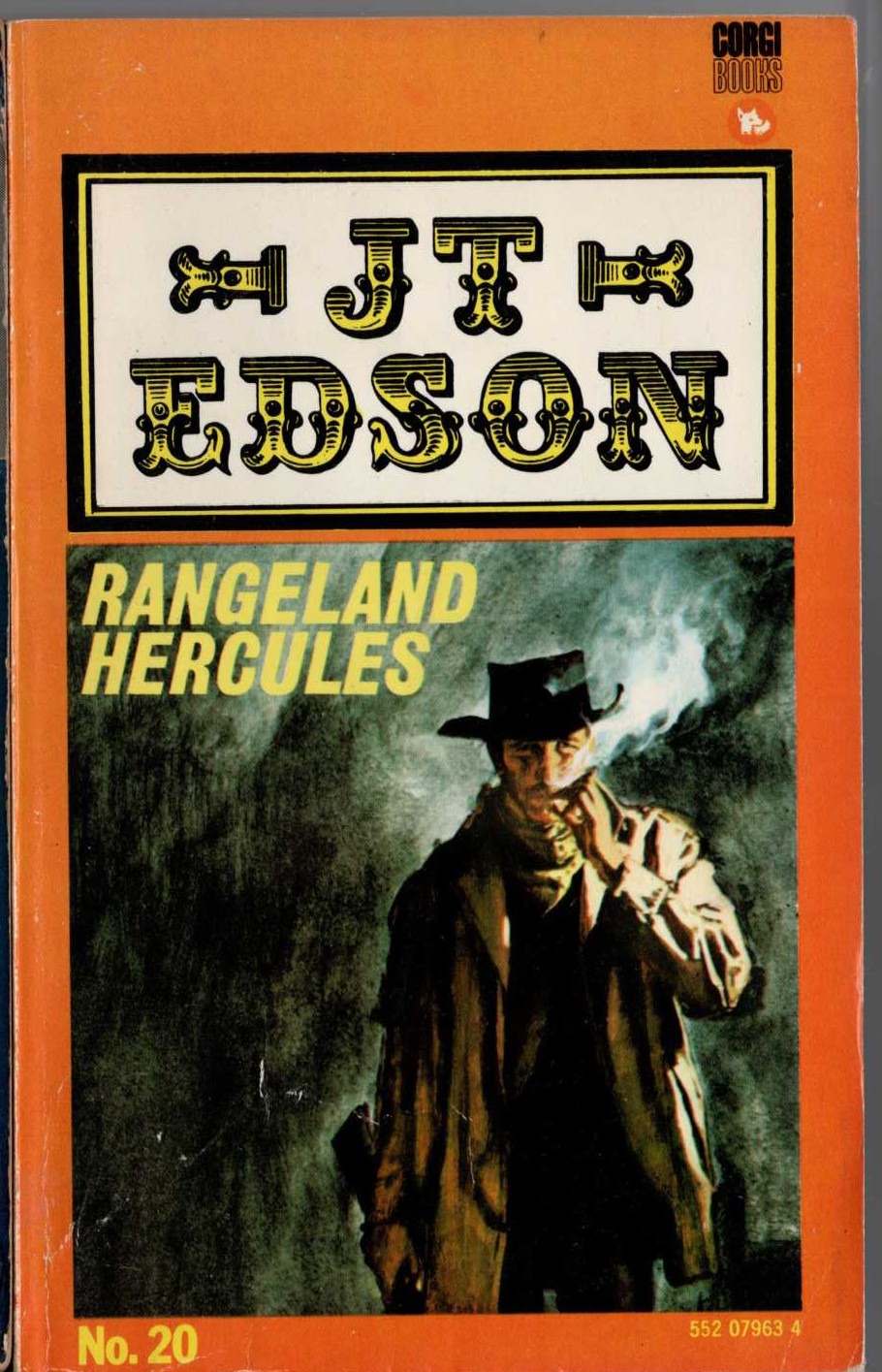 J.T. Edson  RANGELAND HERCULES front book cover image