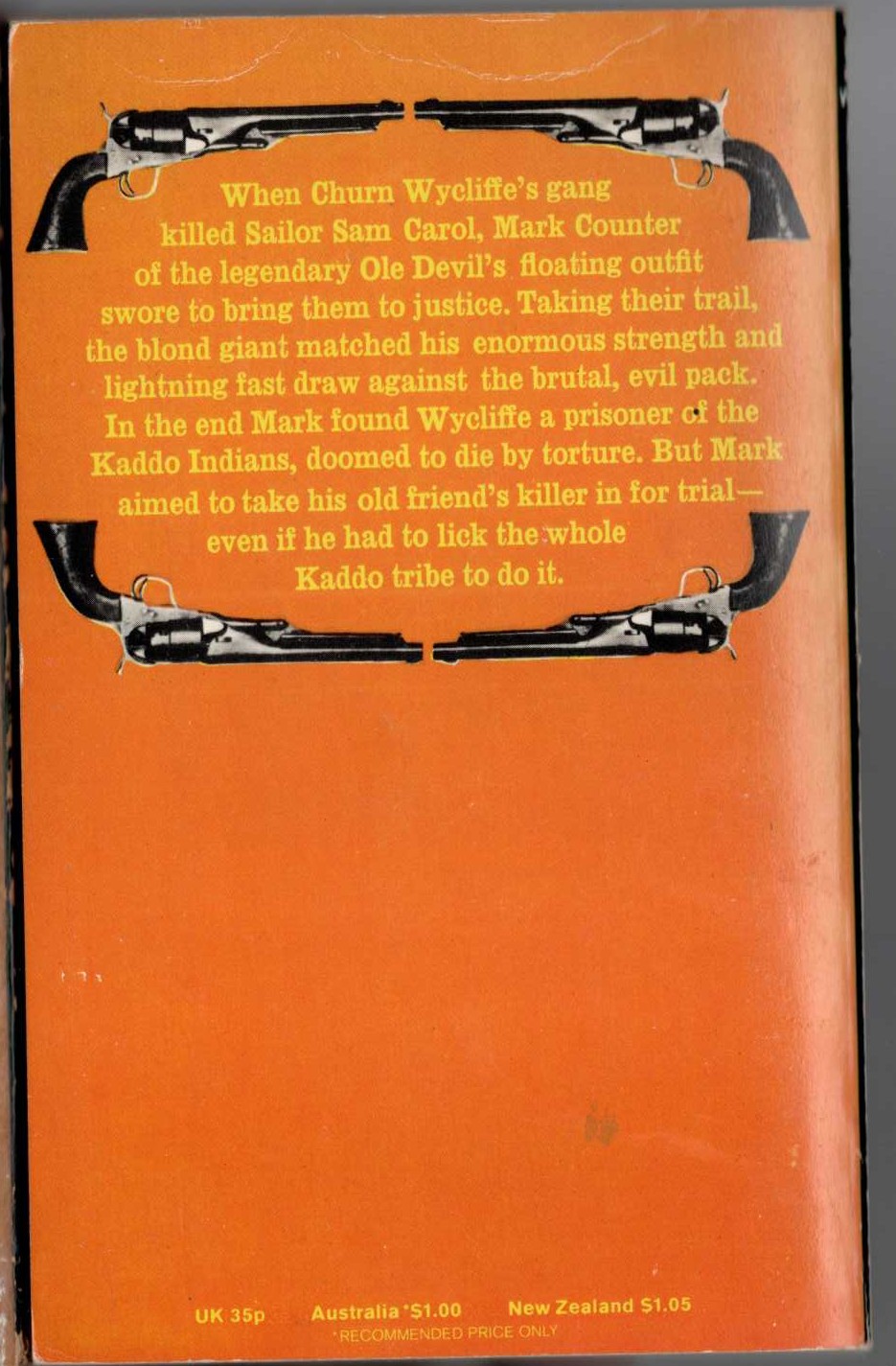 J.T. Edson  RANGELAND HERCULES magnified rear book cover image