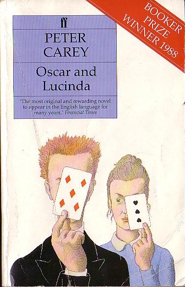 Peter Carey  OSCAR AND LUCINDA front book cover image