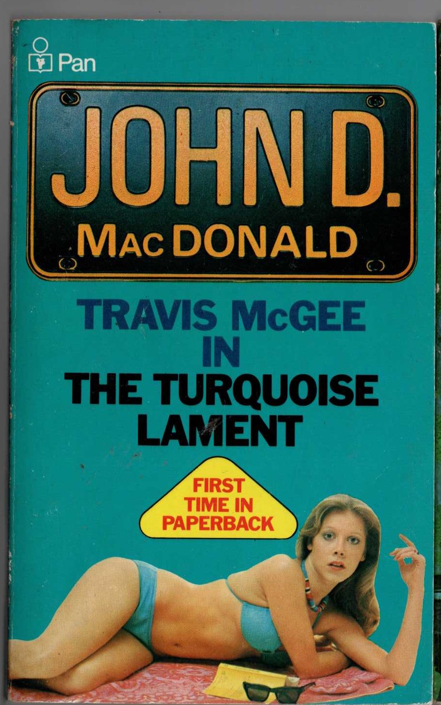 John D. MacDonald  THE TURQUOISE LAMENT front book cover image