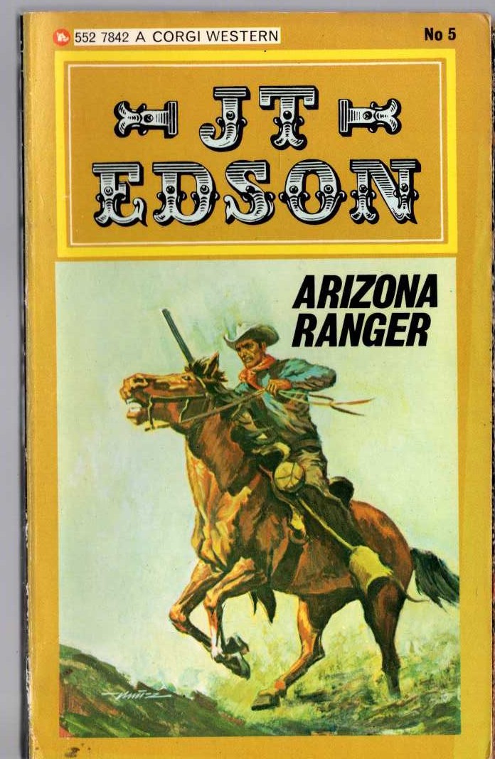 J.T. Edson  ARIZONA RANGER front book cover image