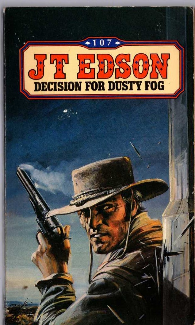 J.T. Edson  DECISION FOR DUSTY FOG front book cover image