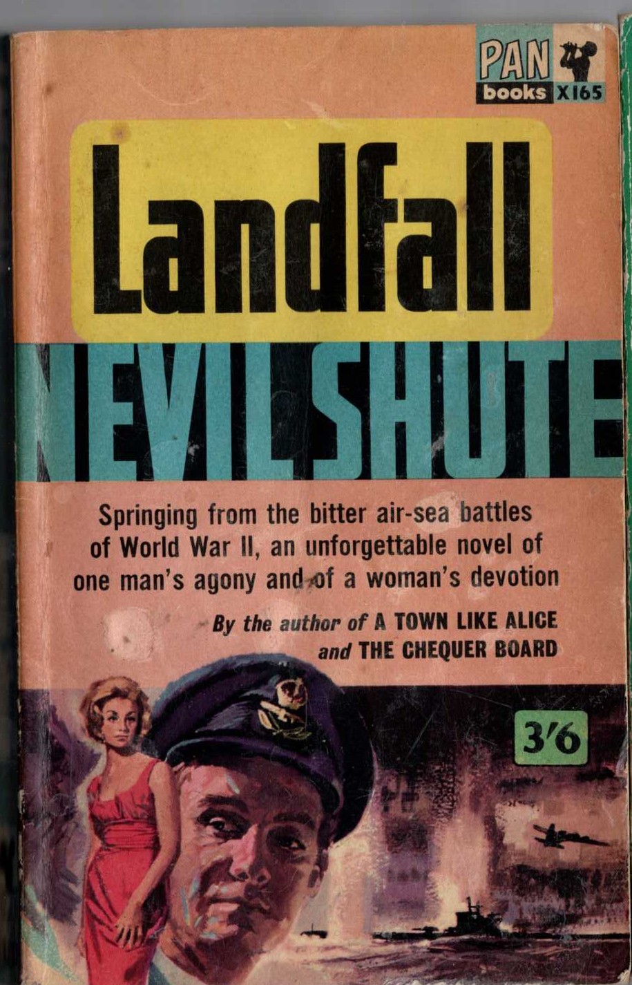 Nevil Shute  LANDFALL front book cover image
