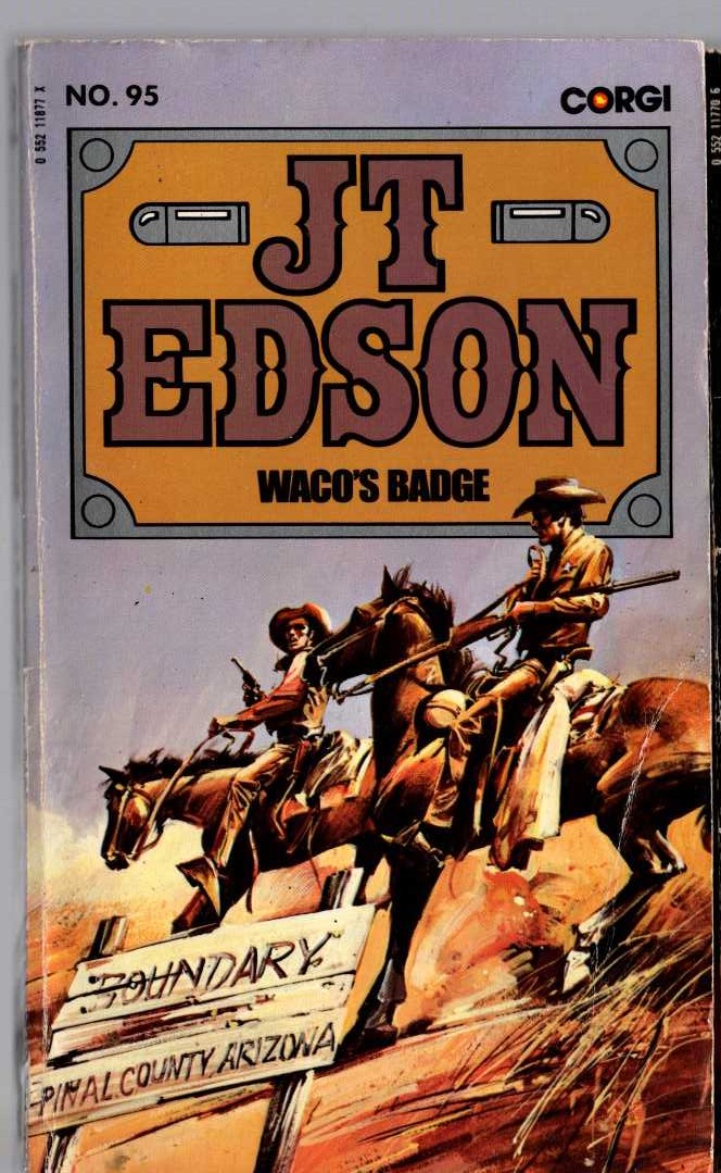 J.T. Edson  WACO'S BADGE front book cover image