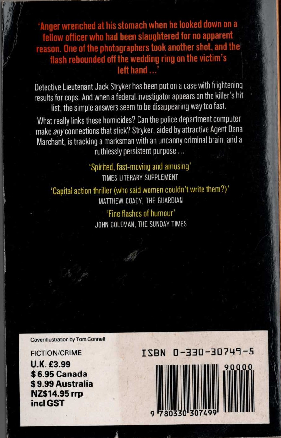 Paula Gosling  BACKLASH magnified rear book cover image