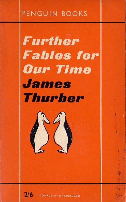 James Thurber  FURTHER FABLES OF OUR TIME front book cover image