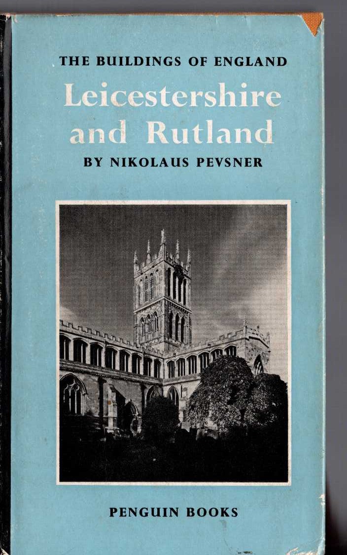 LEICESTERSHIRE AND RUTLAND (Buildings of England) front book cover image