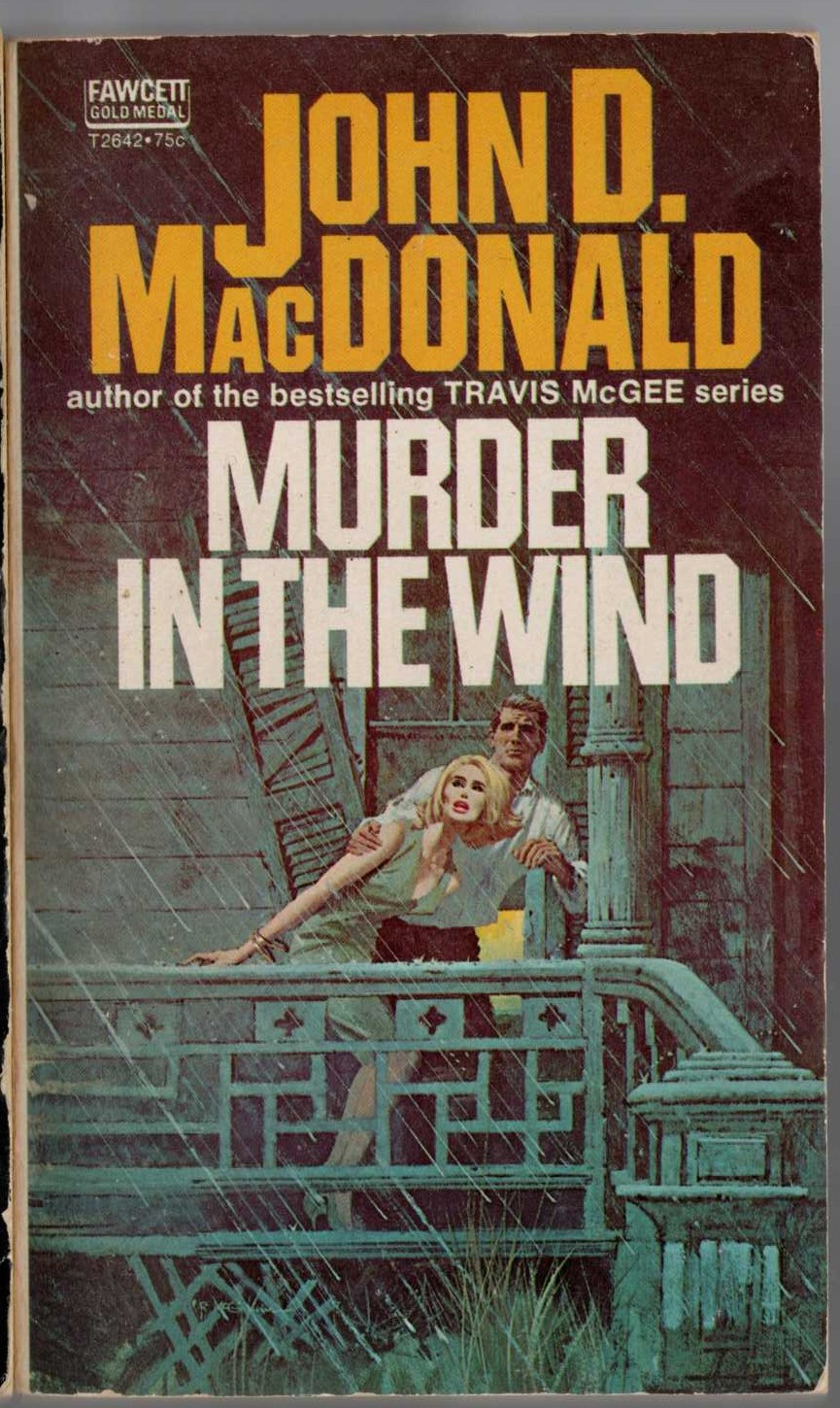 John D. MacDonald  MURDER IN HE WIND front book cover image