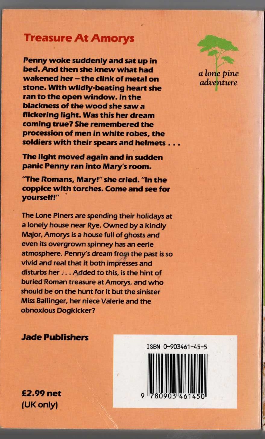 Arthur Adlon THE LUSTING THREE<BR>
 . .Softcover (US) 1968 rear cover image