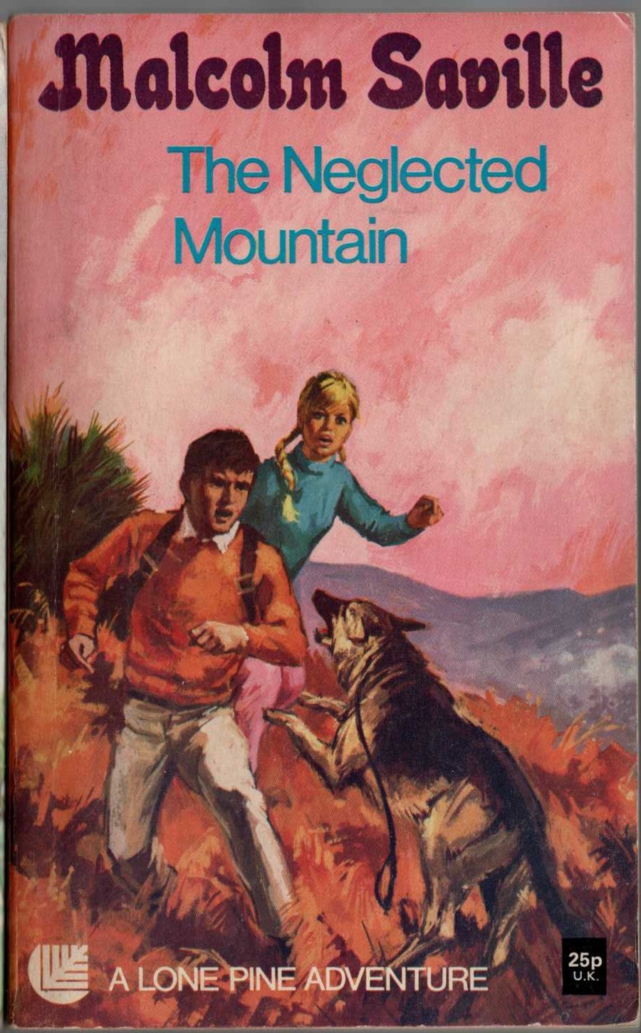 Malcolm Saville  THE NEGLECTED MOUNTAIN front book cover image