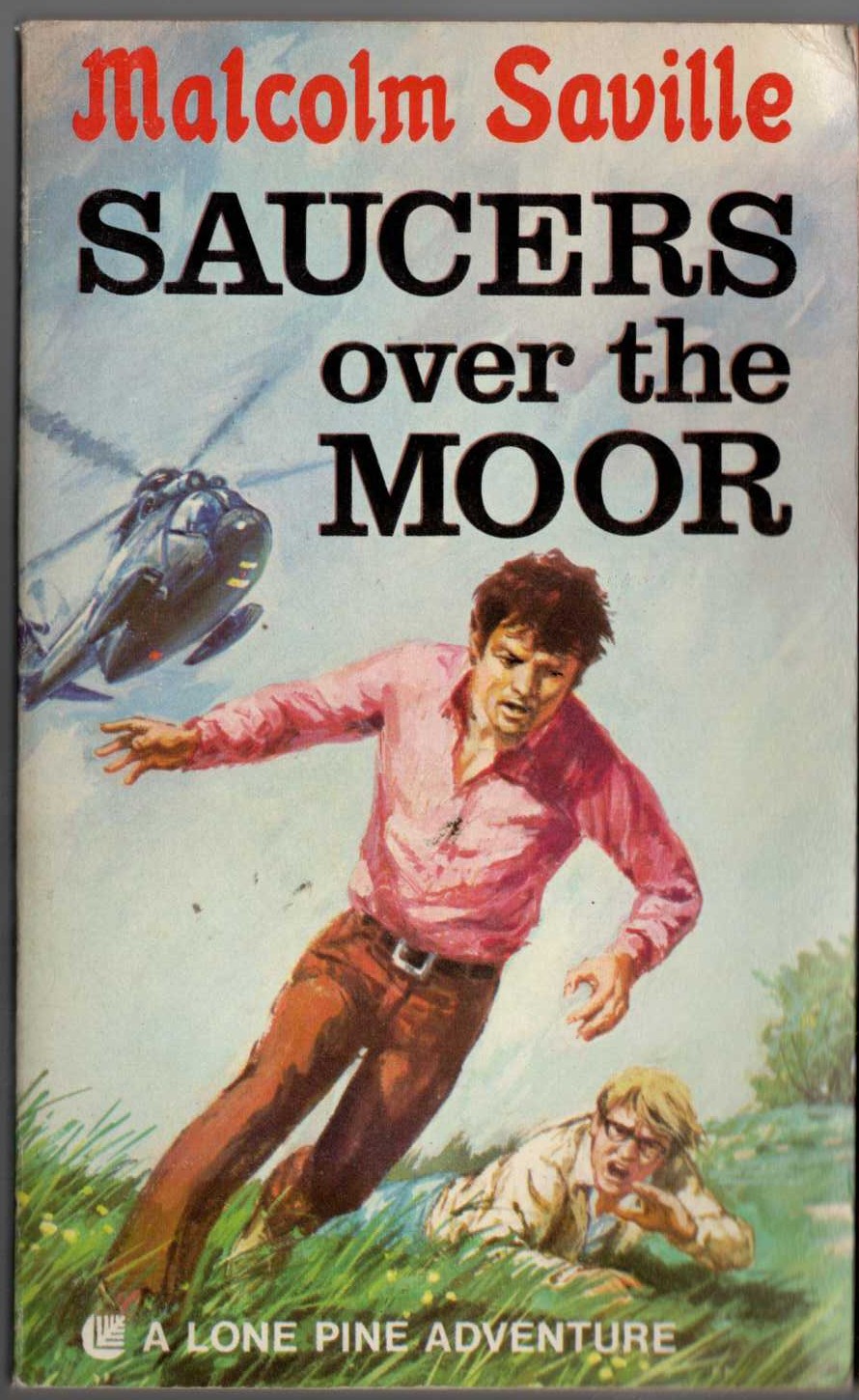 Malcolm Saville  SAUCERS OVER THE MOOR front book cover image