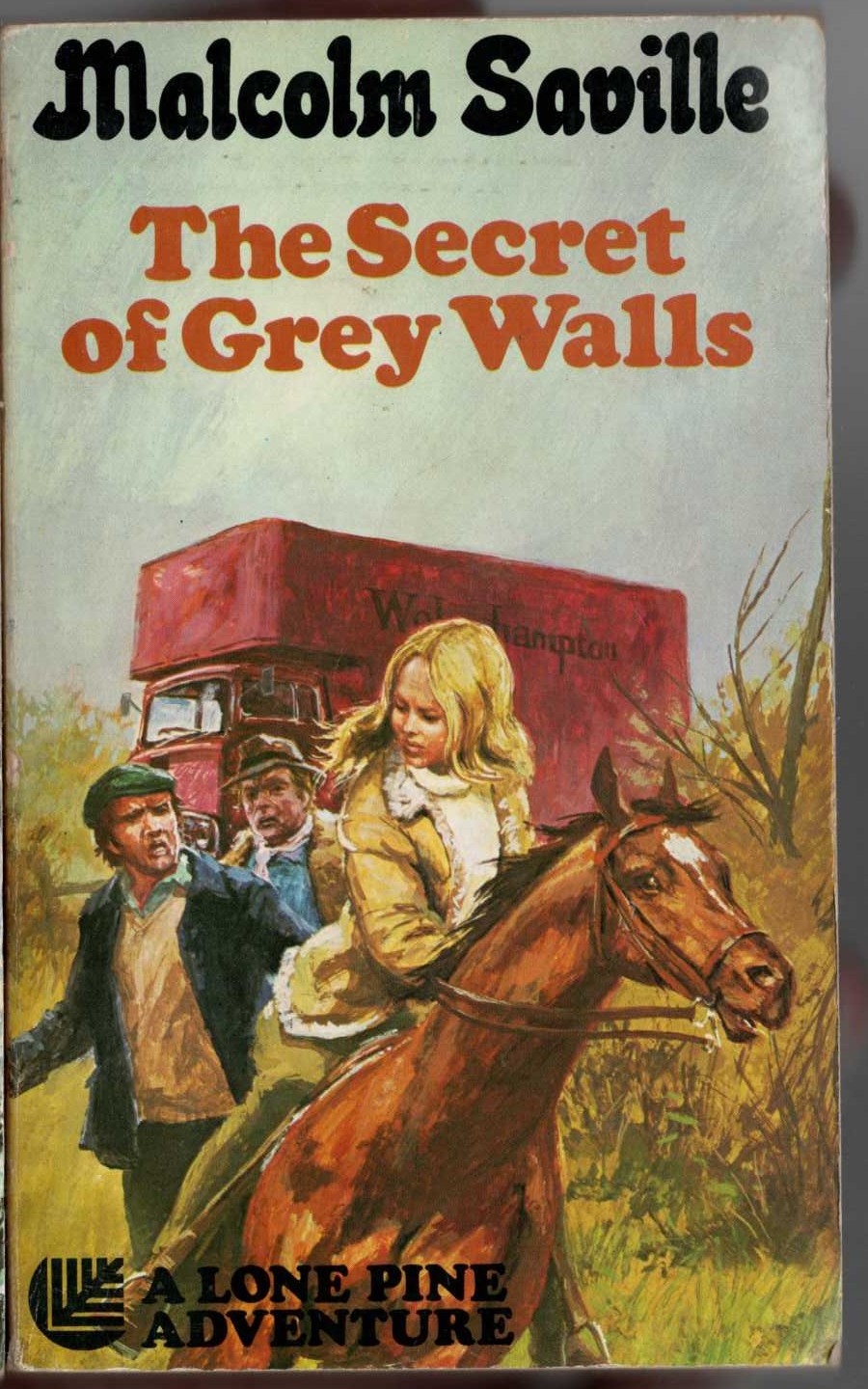 Malcolm Saville  THE SECRET OF GREY WALLS front book cover image