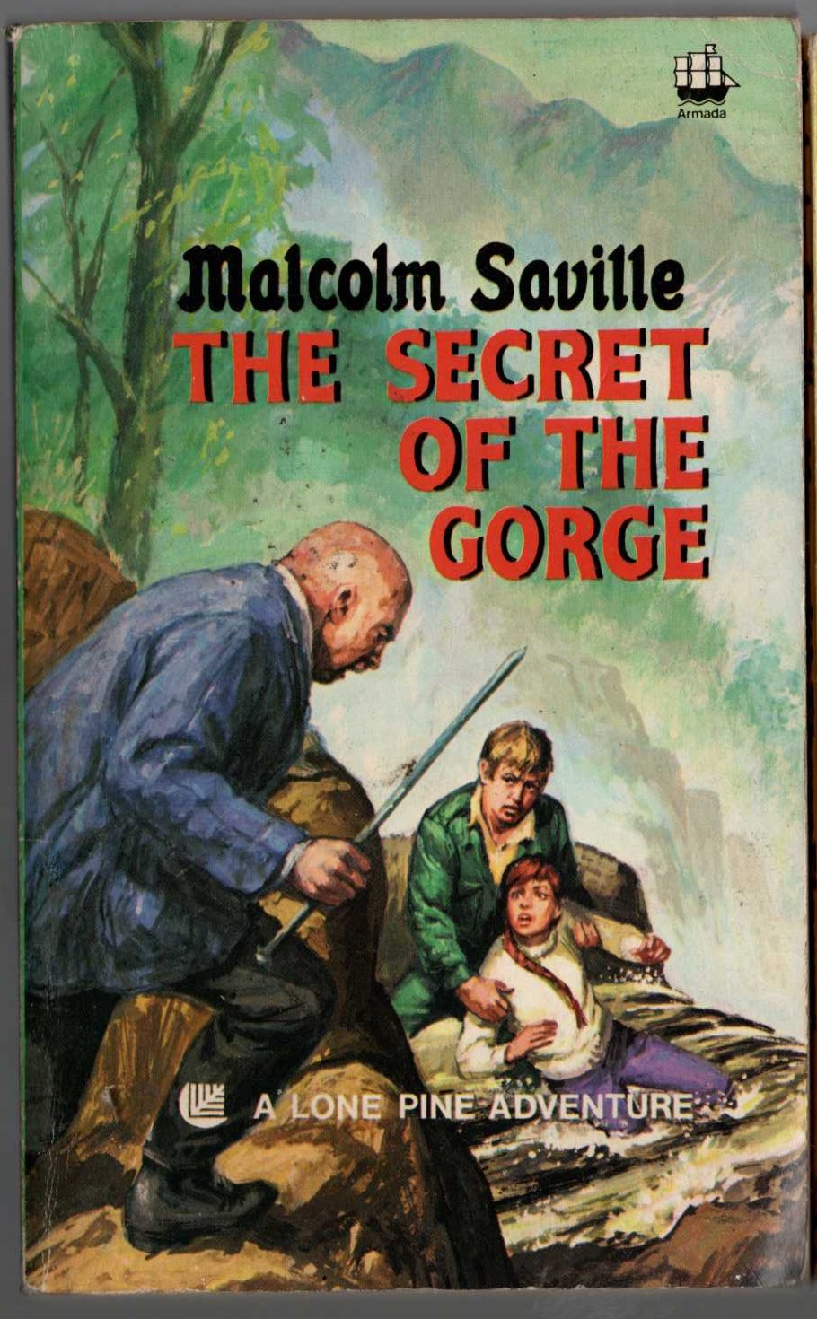 Malcolm Saville  THE SECRET OF THE GORGE front book cover image