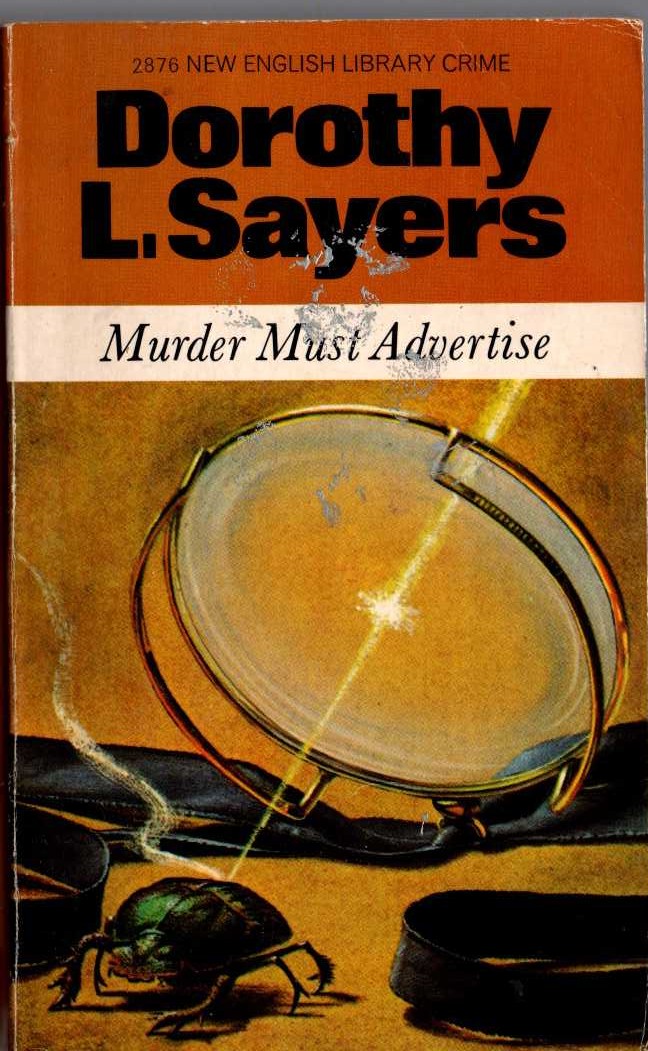 Dorothy L. Sayers  MURDER MUST ADVERTISE front book cover image