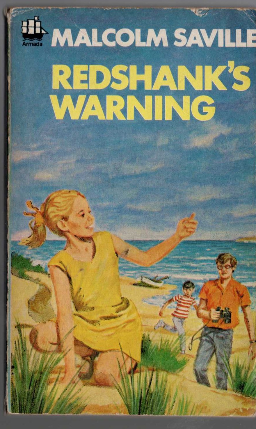 Malcolm Saville  REDSHANK'S WARNING front book cover image