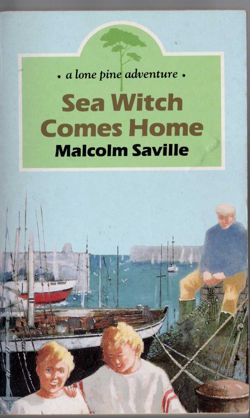 Malcolm Saville  SEA WITCH COMES HOME front book cover image