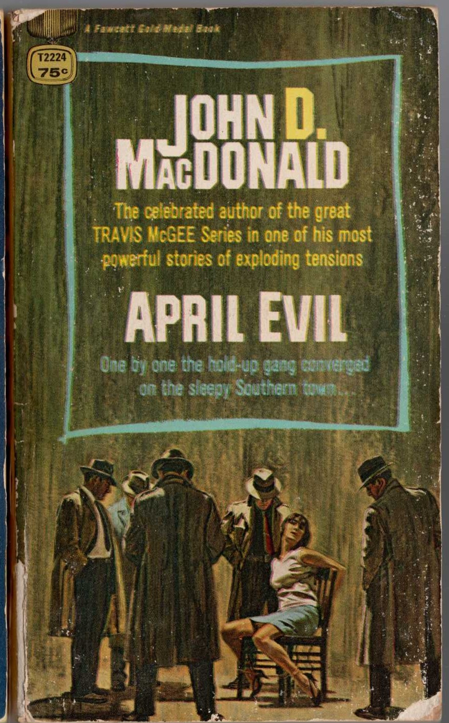 John D. MacDonald  APRIL EVIL front book cover image