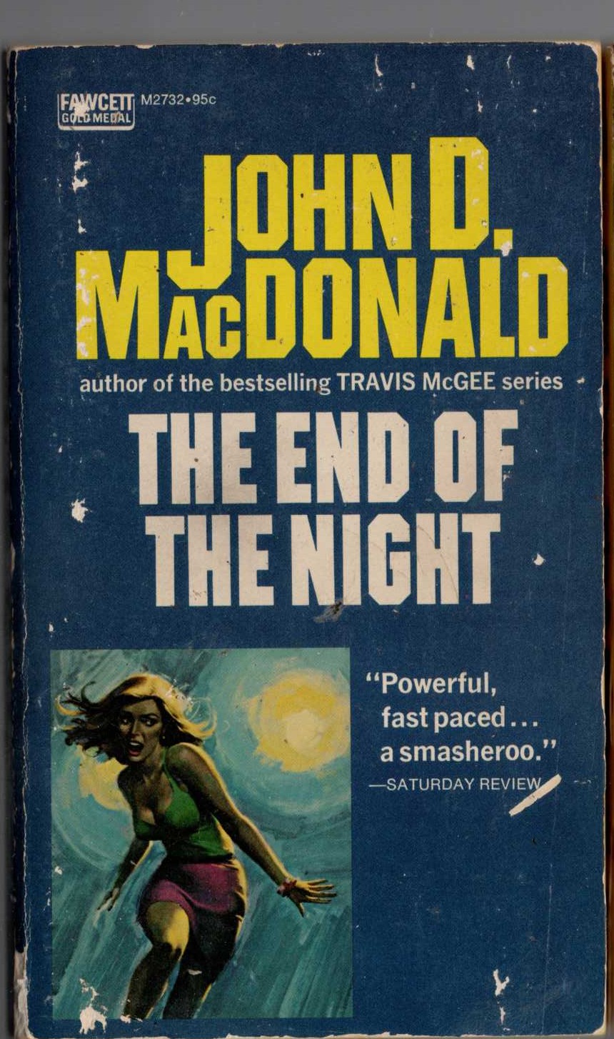 John D. MacDonald  THE END OF THE NIGHT front book cover image