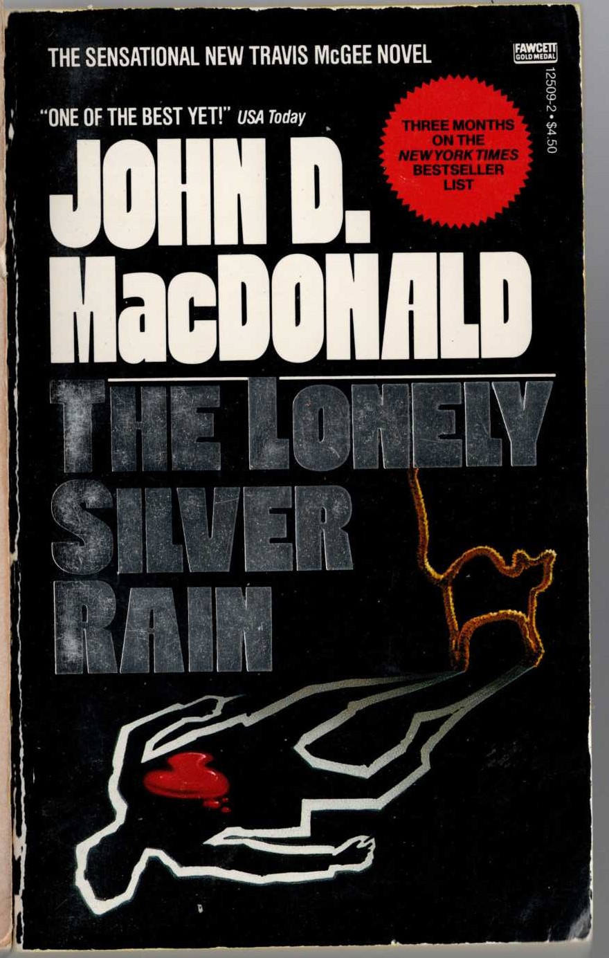 John D. MacDonald  THE LONELY SILVER RAIN front book cover image