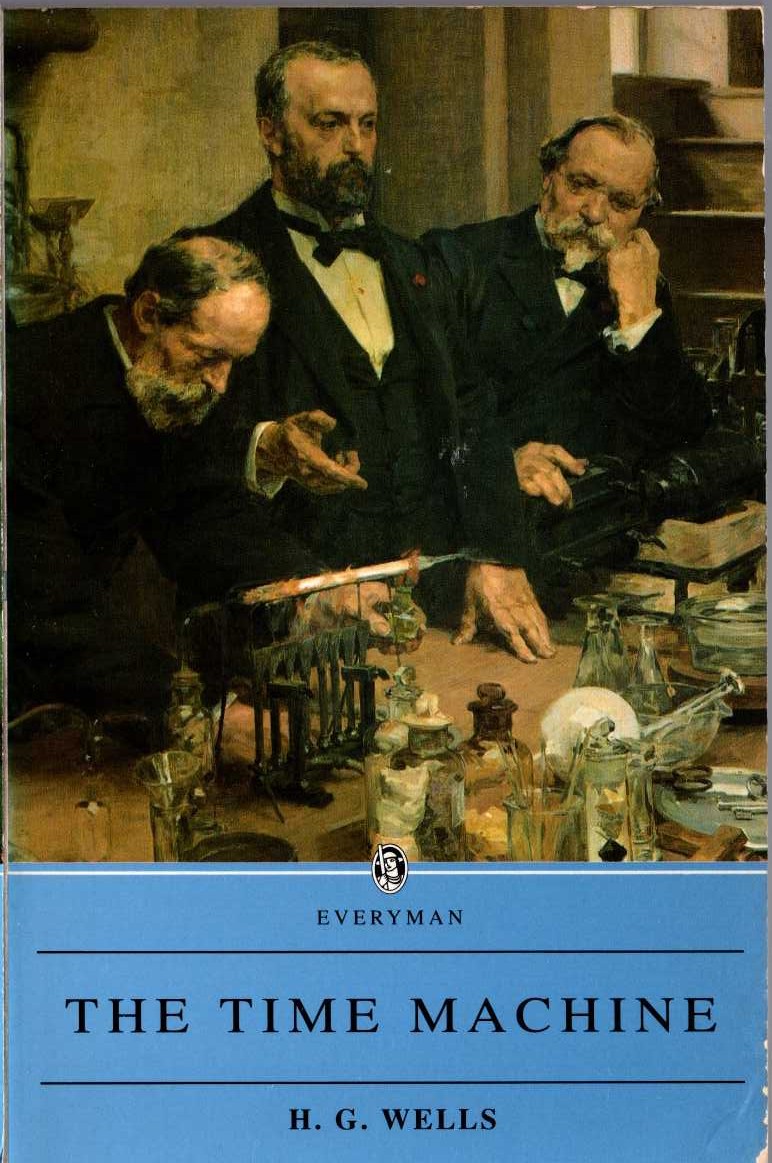 H.G. Wells  THE TIME MACHINE front book cover image