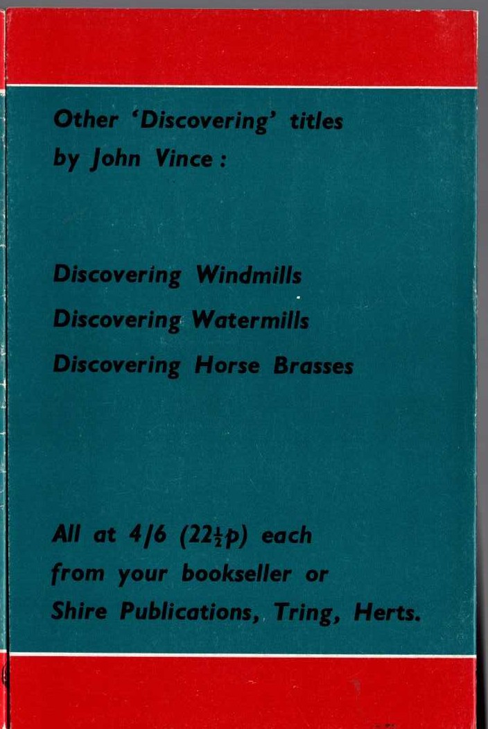 John Vince  CARTS AND WAGONS magnified rear book cover image