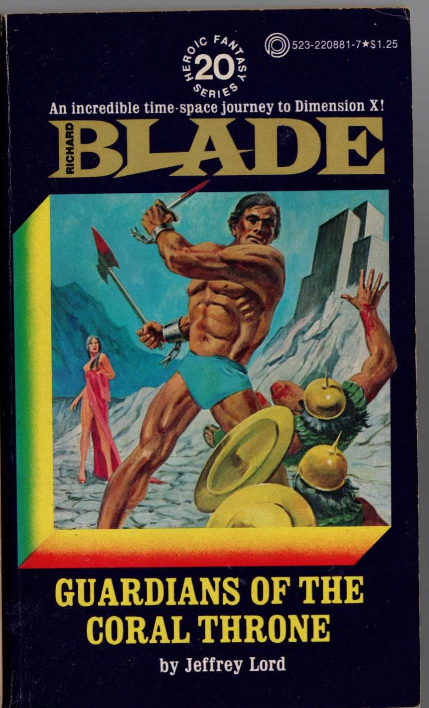 Jeffrey Lord  BLADE 20: GUARDIANS OF THE CORAL THRONE front book cover image
