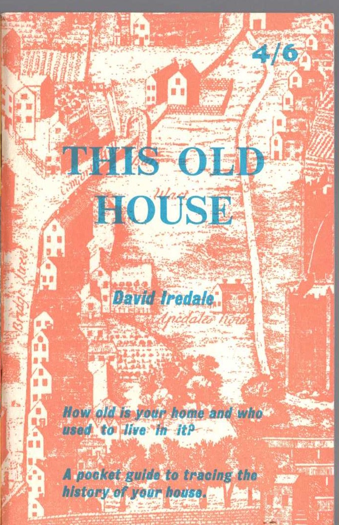 THIS OLD HOUSE by David Iredale front book cover image