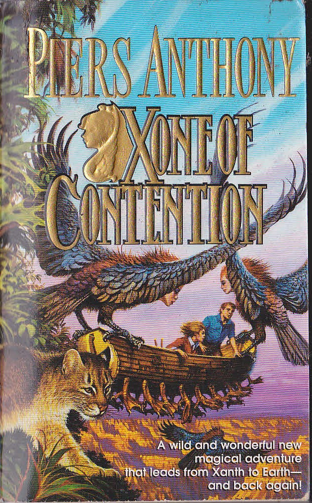Piers Anthony  XONE OF CONTENTION front book cover image