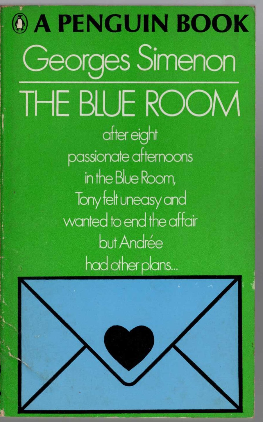 Georges Simenon  THE BLUE ROOM front book cover image