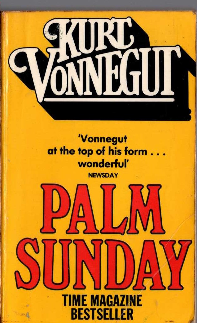 Kurt Vonnegut  PALM SUNDAY front book cover image