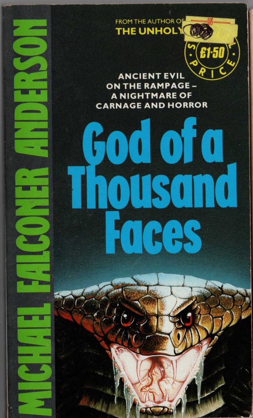 Michael Falconer Anderson  GOD OF A THOUSAND FACES front book cover image