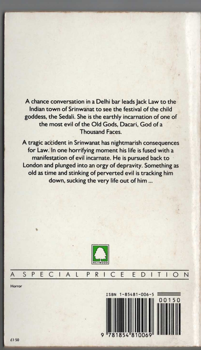 Michael Falconer Anderson  GOD OF A THOUSAND FACES magnified rear book cover image