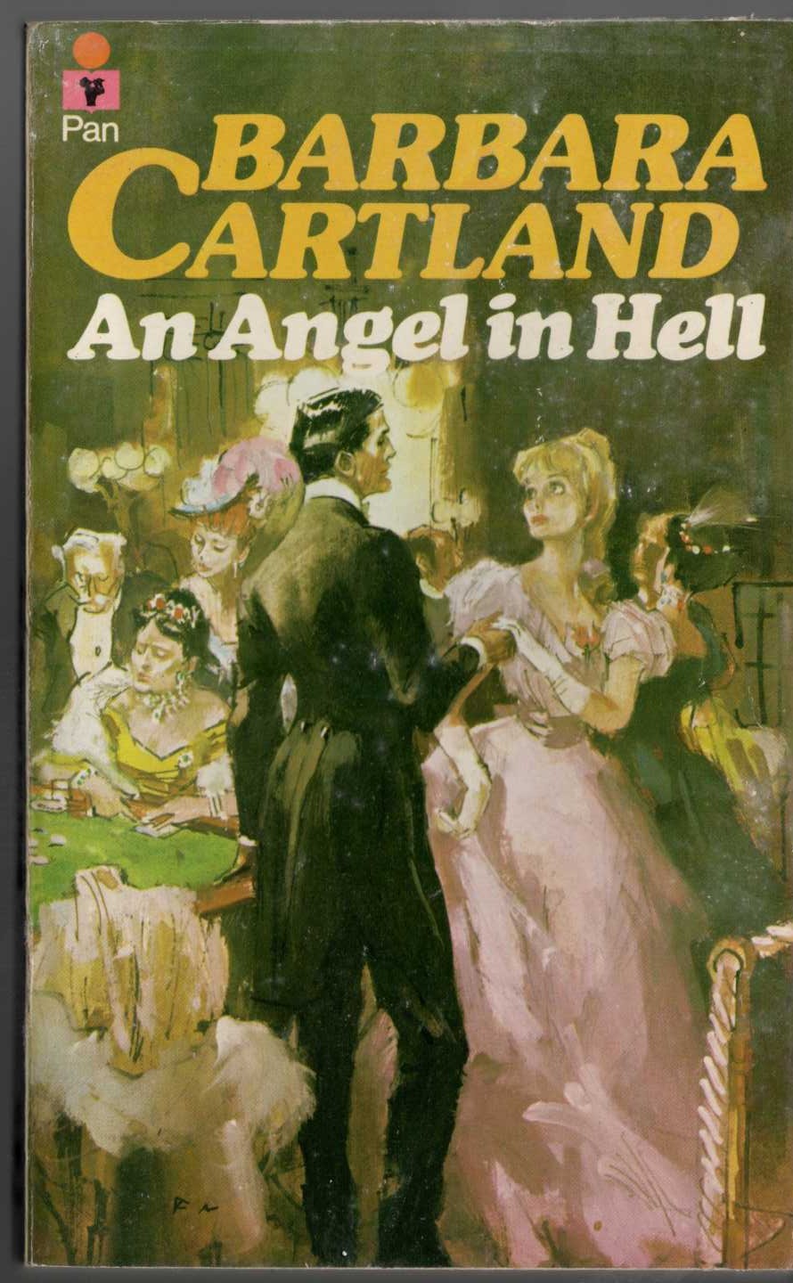 Barbara Cartland  AN ANGEL IN HELL front book cover image