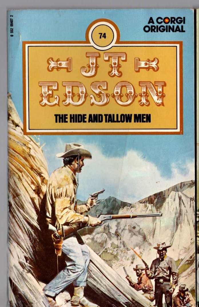 J.T. Edson  THE HIDE AND TALLOW MEN front book cover image