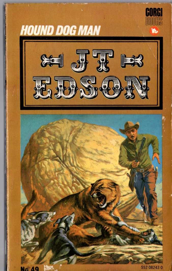 J.T. Edson  HOUND DOG MAN front book cover image