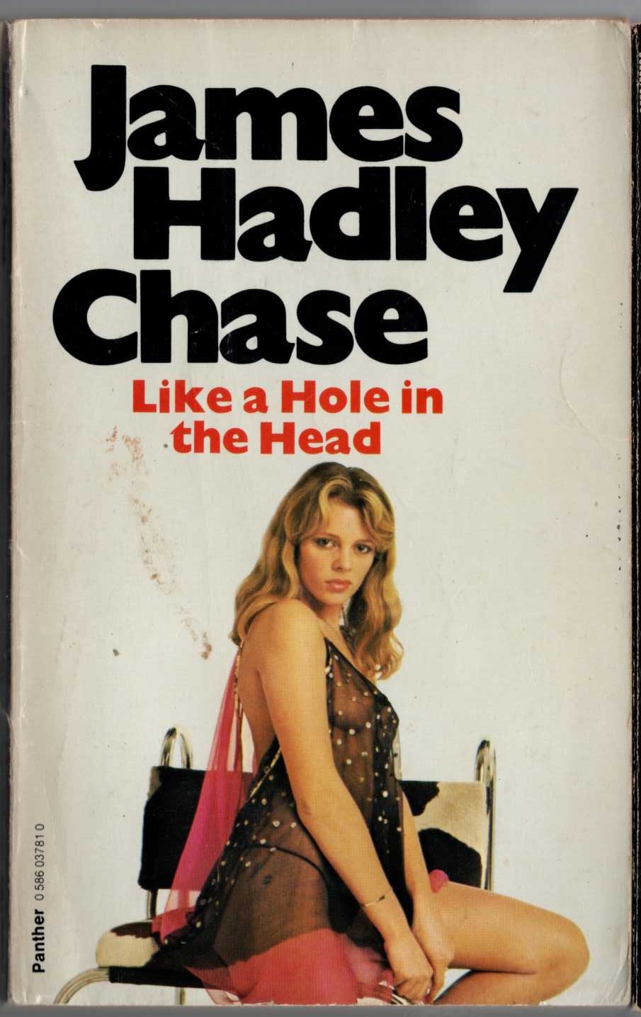 James Hadley Chase  LIKE A HOLE IN THE HEAD front book cover image