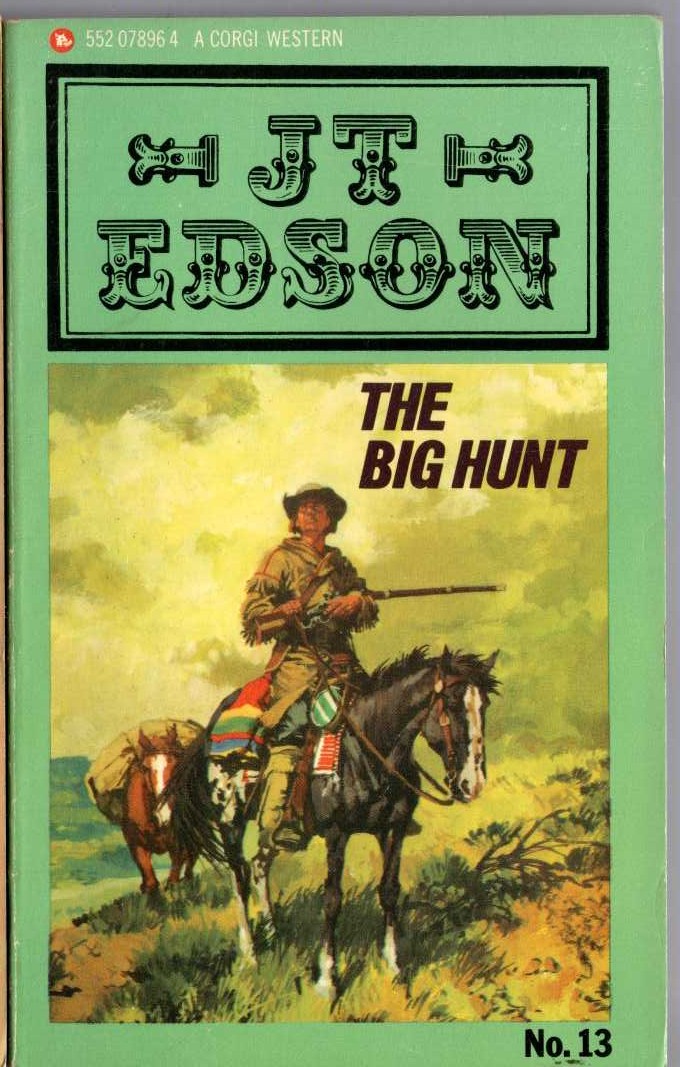 J.T. Edson  THE BIG HUNT front book cover image