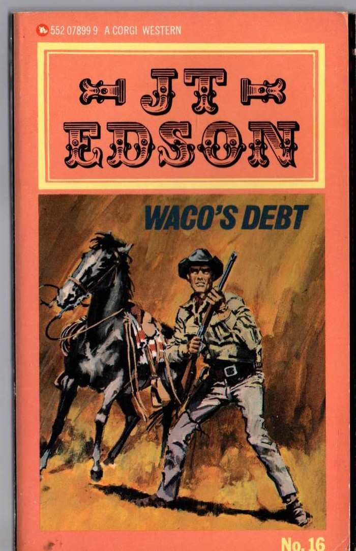 J.T. Edson  WACO'S DEBT front book cover image