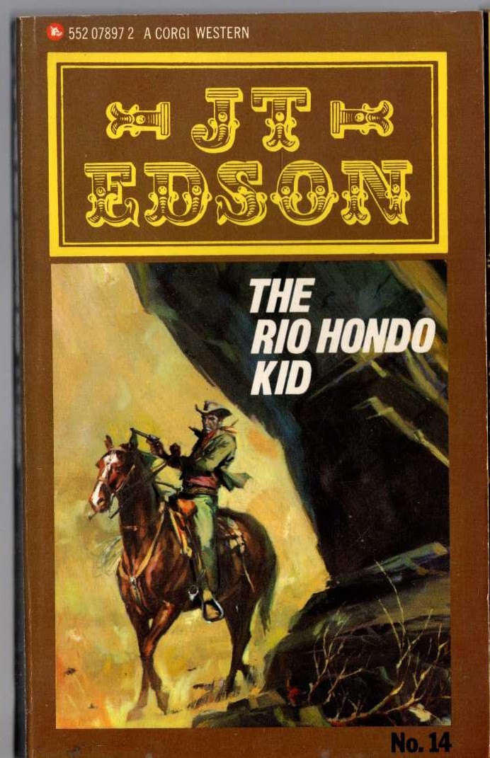 J.T. Edson  THE RIO HONDO KID front book cover image