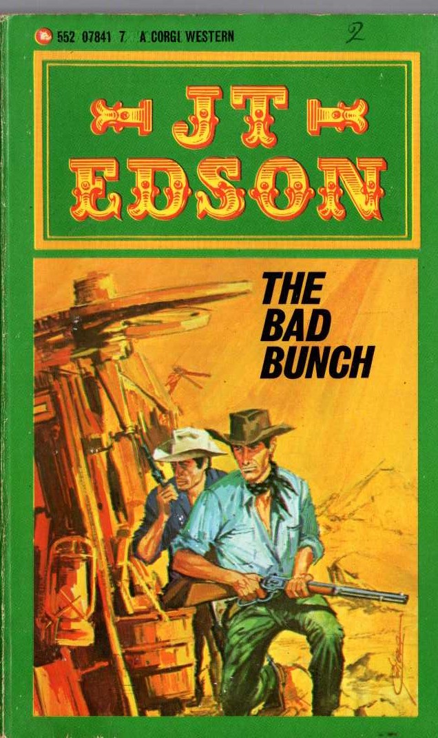 J.T. Edson  THE BAD BUNCH front book cover image