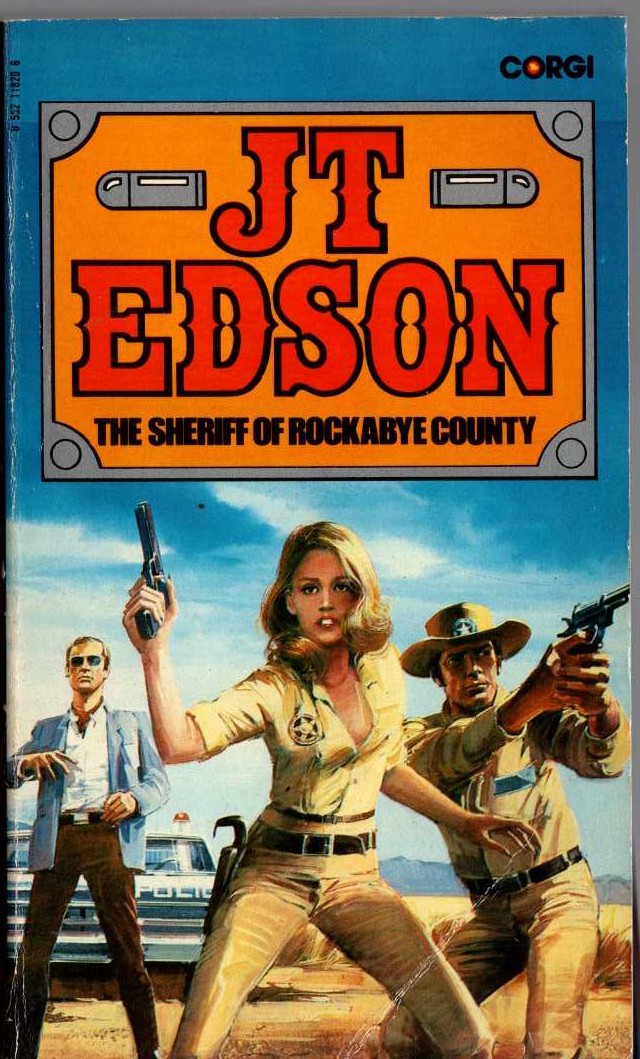 J.T. Edson  THE SHERIFF OF ROCKABYE COUNTY front book cover image