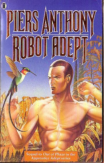 Piers Anthony  ROBOT ADEPT front book cover image