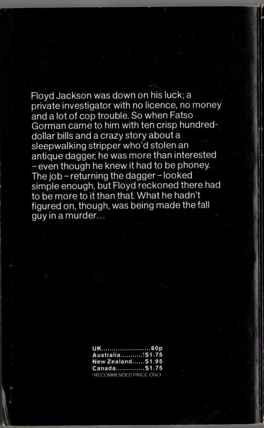 James Hadley Chase  YOU NEVER KNOW WITH WOMEN magnified rear book cover image